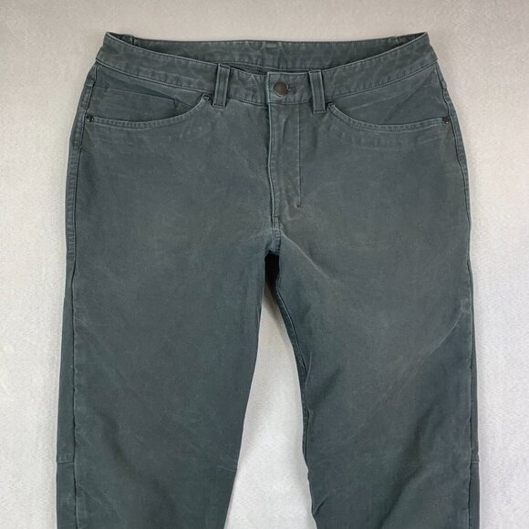 Lululemon Mens Pants 30 Black Jeans ABC Slim Fit Utilitech Tapered 30x30 M5ABNS - Picture 2 of 11